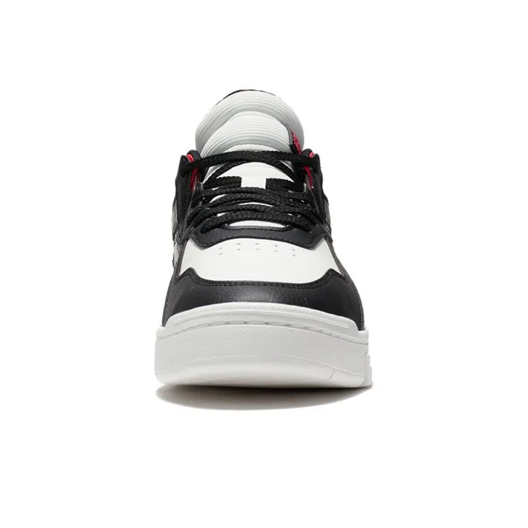 LiNing Wave Superwave Lo Slip Resistant, Abrasion Resistant, Lightweight Low Top Skateboard Shoes Men's Black White Red-4