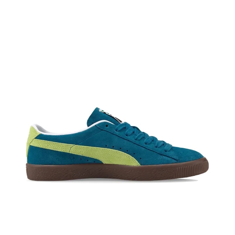 PUMA Unisex Suede Vtg Sneakers Blue/Green-1