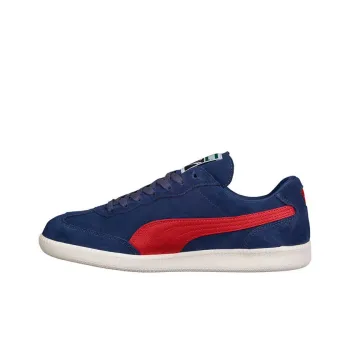 PUMA Liga Suede Low Running Shoes Blue/Red/White Women's