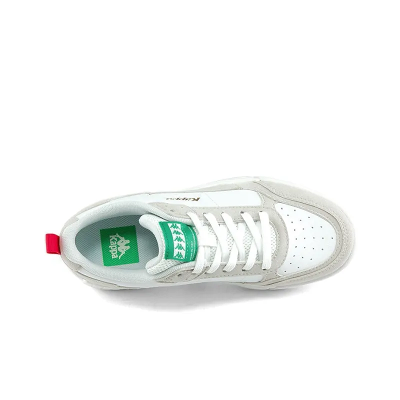 Kappa Low Top Skateboard Shoes Unisex White Gray-3