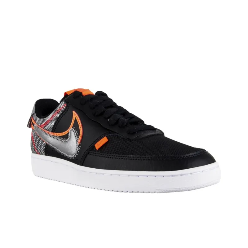 Nike Court Vision Low Premium 'Black Silver' Women's-2