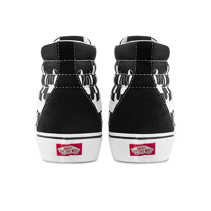 Sk8 Vans Hi 'Paint Drip Checkerboard'-4