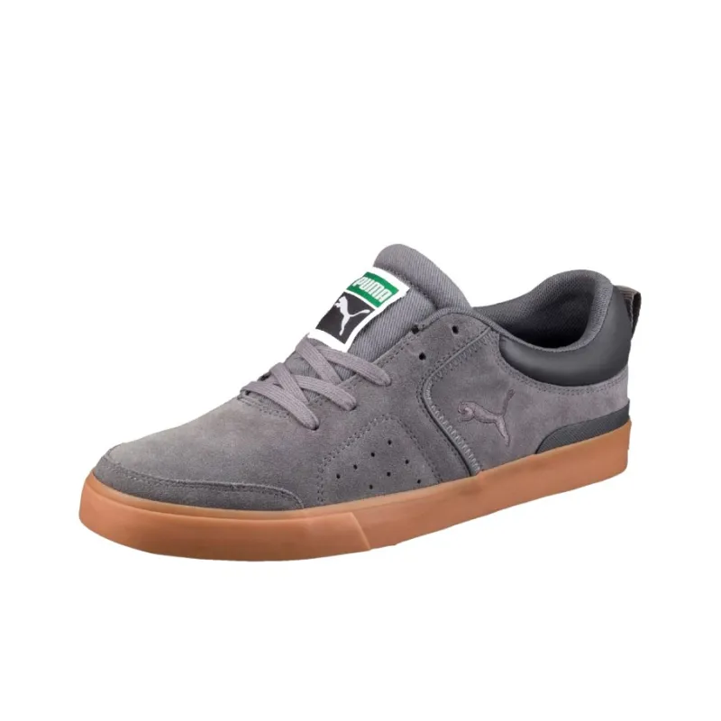 PUMA Funist Slider Vulc Anti-Slip Wear-Resistant Low-Top Skateboard Shoes Men's Gray-0