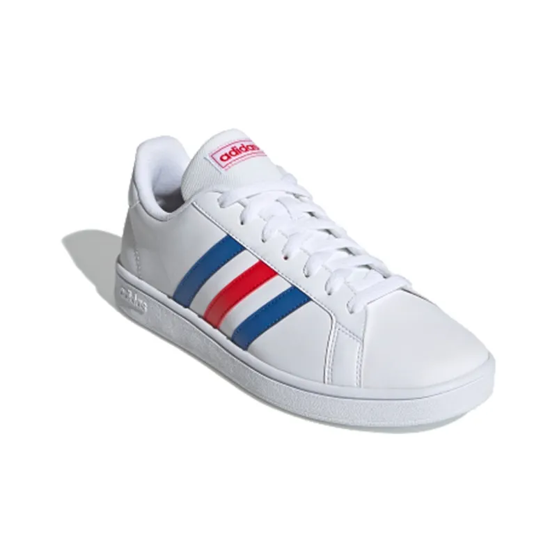 Adidas Grand Court Base 'White Blue Active Red'-2