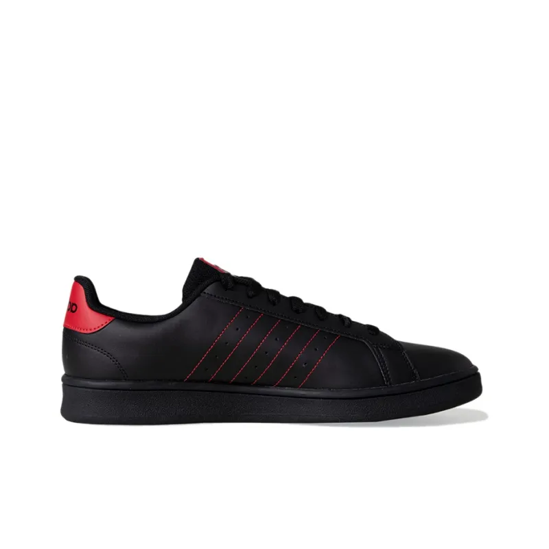 Adidas Neo Grand Court Flamengo 'Black Red'-1