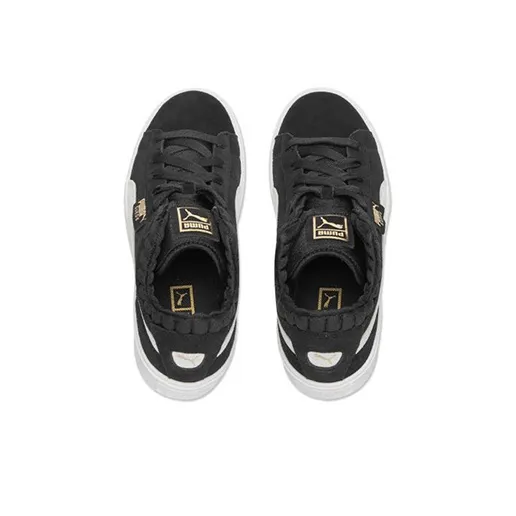 PUMA Platform Demi Retro Low Tops Casual Skateboarding Shoes Unisex Black Women's-3