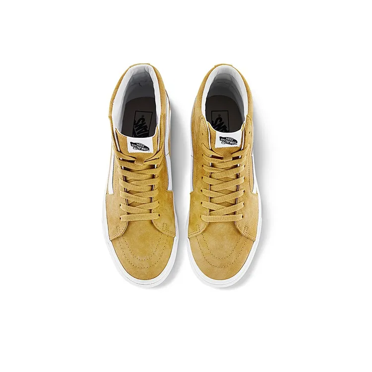 Vans SK8 Hi Brown Yellow Unisex 'Brownyellow White'-2
