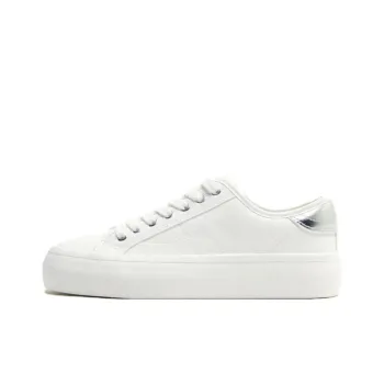 ZARA Low-Top Skateboard Shoes 3cm Women's Silver