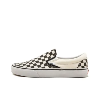 Vans Classic Slip On Black Off White 'Checkerboard'