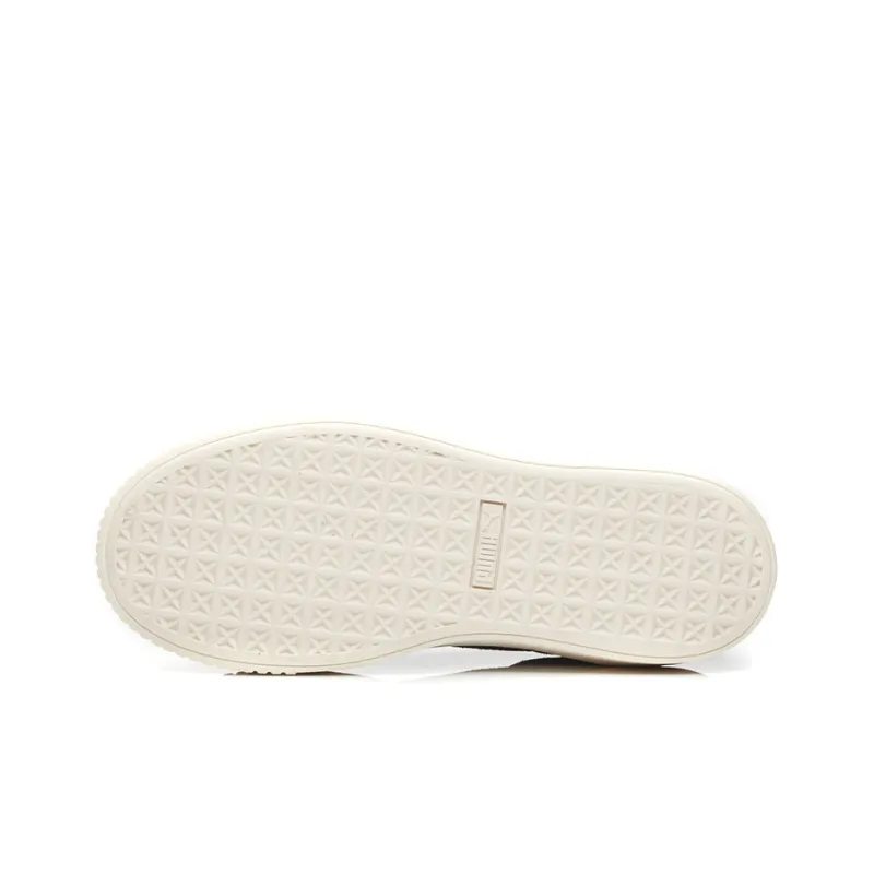 PUMA Suede Platform Satin 'Black White Gold' Women's-3