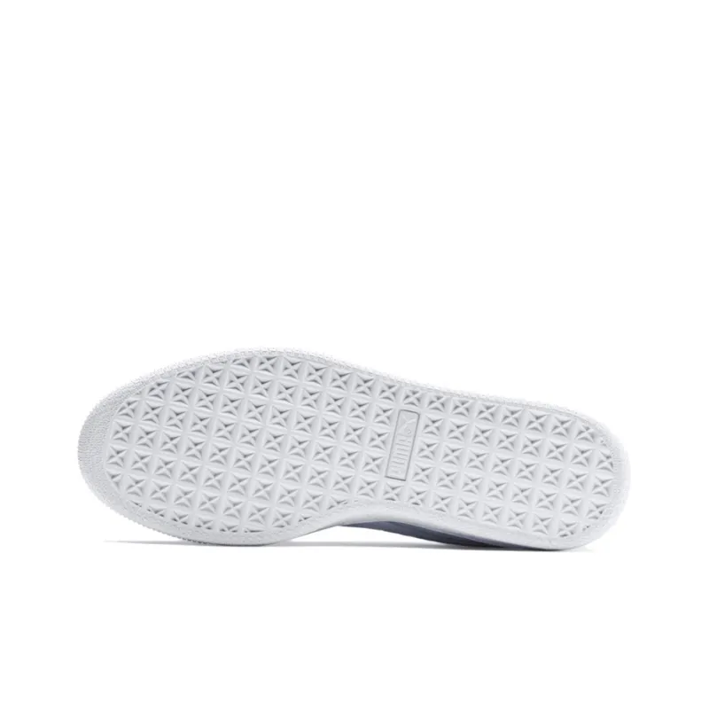 PUMA Basket Badge Casual Sneakers White Women's-5