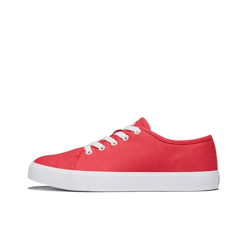 Timberland Skyla Bay Skateboard Shoes Women's Low-Top Tomato Red/White