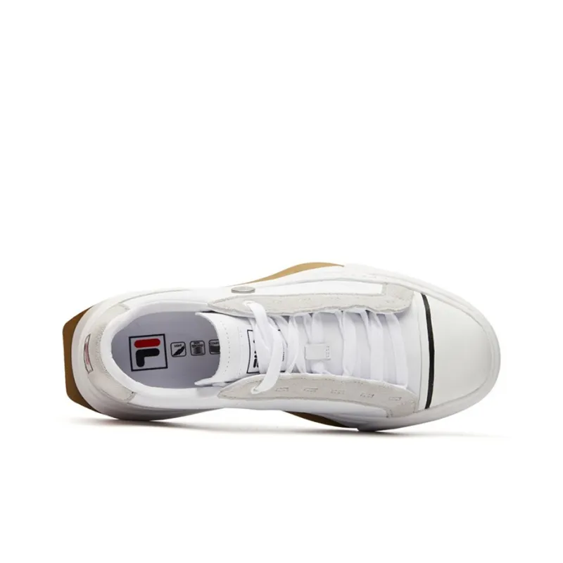 MIHARA YASUHIRO x FILA CRYPTO Anti Slip Wear Resistant Low Top Skateboard Shoes Men's White Gray-3
