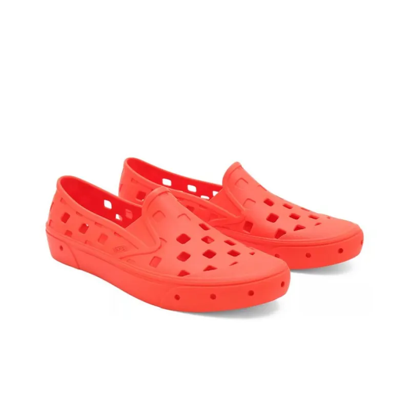Vans Slip on Trk Orange/Red-2