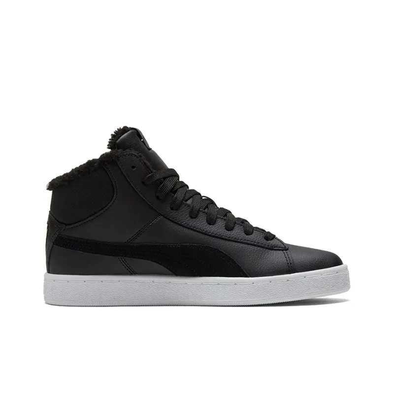 PUMA 1948 Mid Lfur Mid Top Fleece Lined Casual Skate Shoes Unisex Black-1
