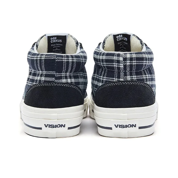 Odd CIRKUS x Vision Street Wear Astley Pro Mid Top Skateboard Shoes Unisex Black White-4