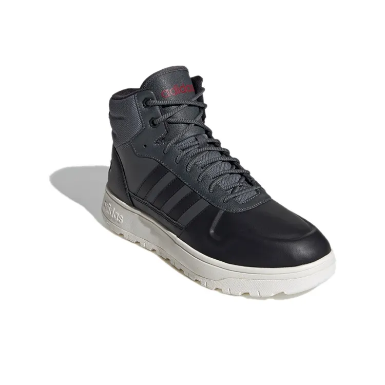 Adidas Neo Frozetic Blizzare Wear-Resistant Mid-Top Skateboard Shoes Unisex Black-2
