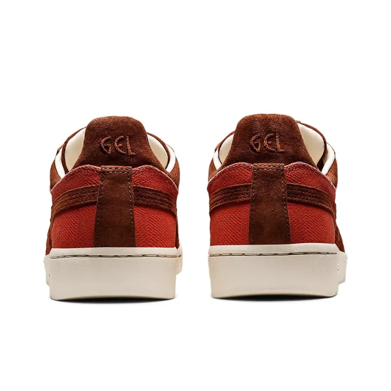 Asics Gel-Ptg Skateboard Shoes Unisex Low-Top Coral Pink/Brown-4