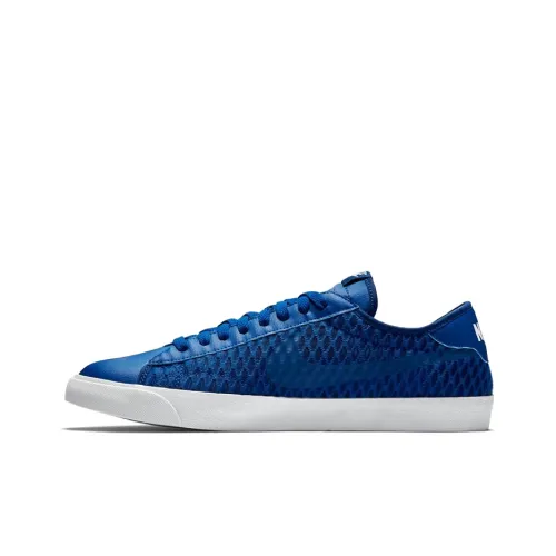 Nike Tennis Classic Skateboard Shoes Men Low-Top Blue