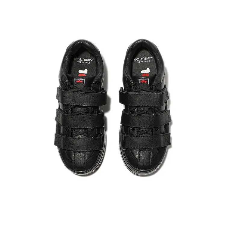 FILA Pushbutton X FILA Velcro Sneakers 'Black'-3