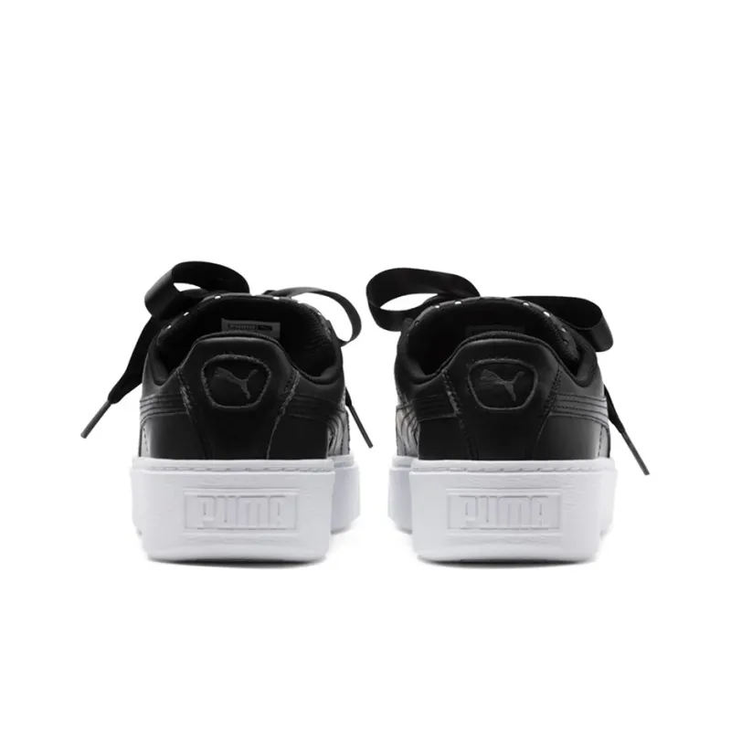 PUMA Platform Kiss Ath Lux Black Women's-3