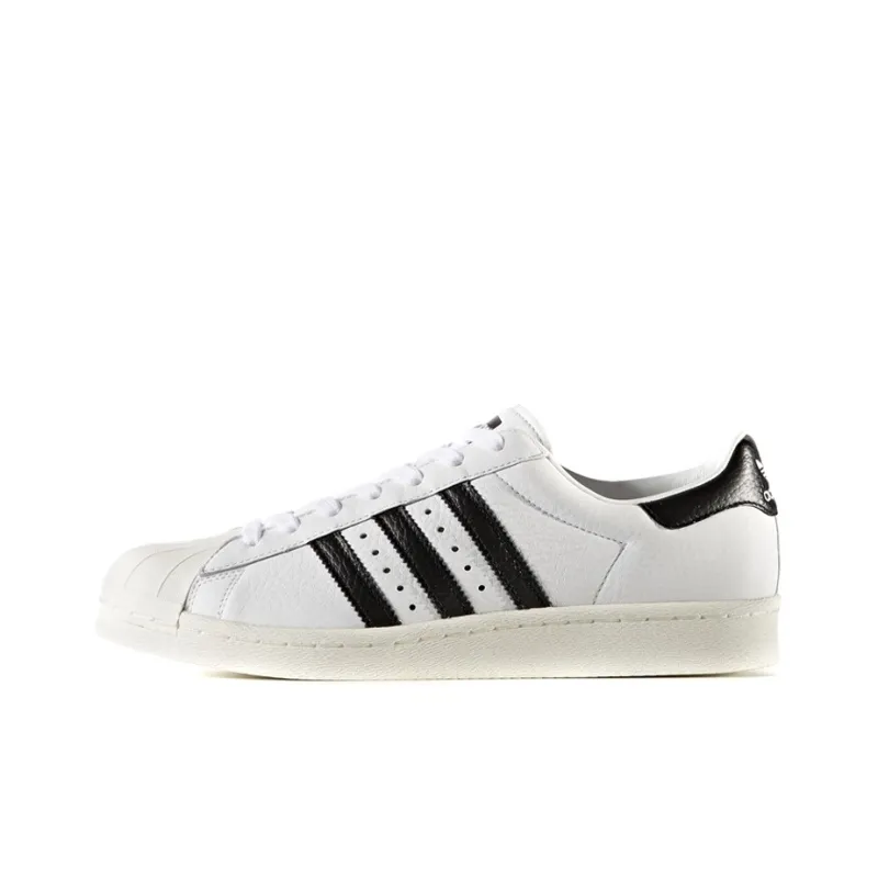 Adidas Originals SUPERSTAR Boost Non-slip Lightweight Low-Top Skateboard Shoes Men's White-0
