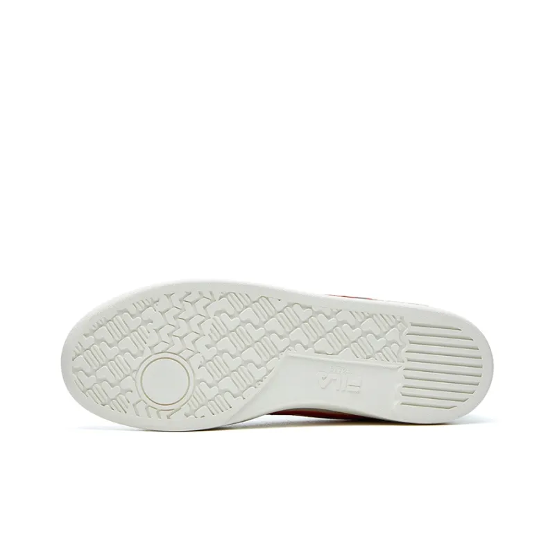 FILA FUSION Pizza Skateboard Shoes Women's Low-Top Snow/Green/Red-5