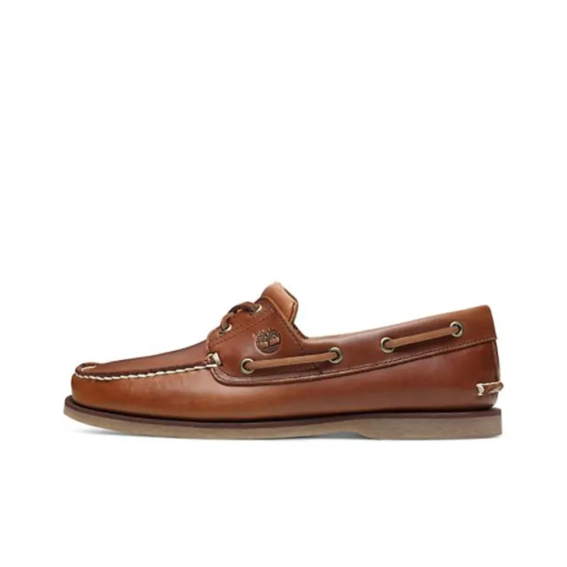 Timberland Low Top Skateboard Shoes Men's Light Umber-0