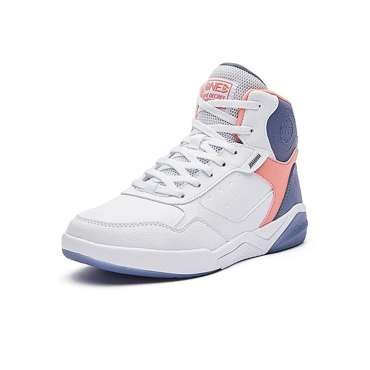 361° Winter Syndrome Warm Slip Resistant Cushioning High Top Skateboard Shoes Women's Matte Blue-2