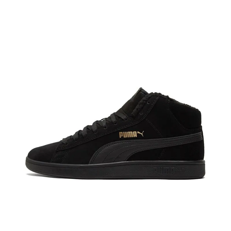PUMA Smash V2 Mid Winter 'Black Team Gold'-0