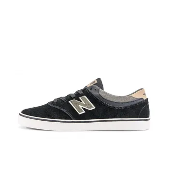 New Balance NB Quincy 254 Durable Lightweight And Breathable Low-Top Skateboard Shoes Men's Black