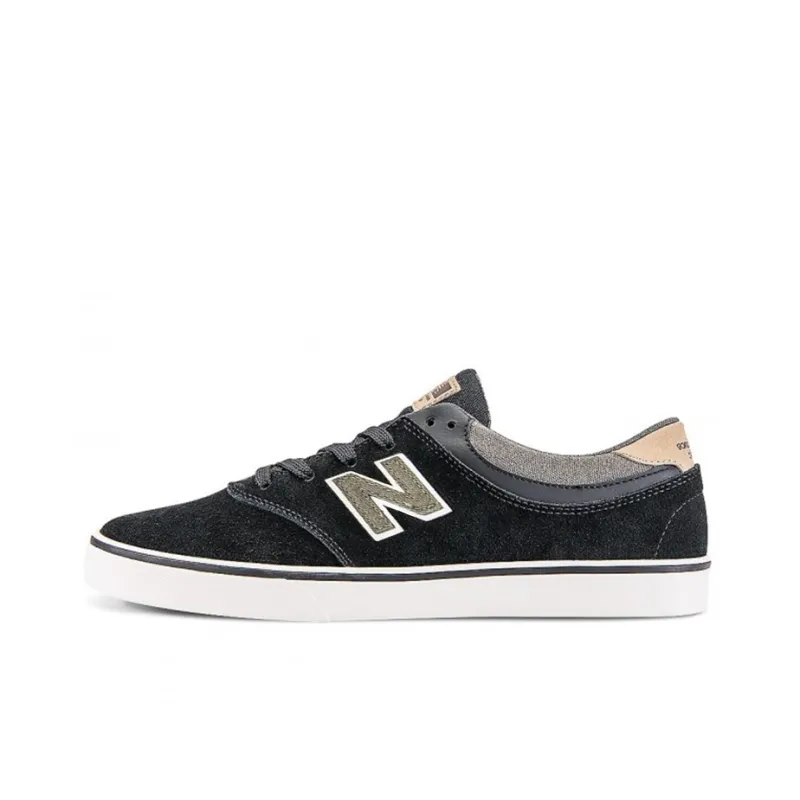New Balance NB Quincy 254 Durable Lightweight And Breathable Low-Top Skateboard Shoes Men's Black-0