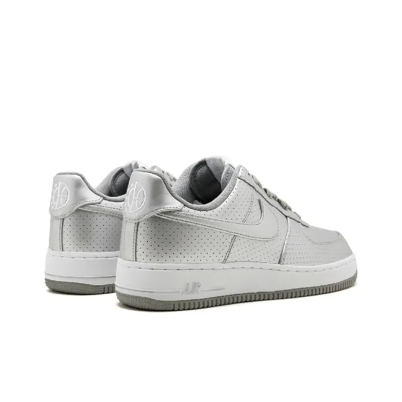 Nike Air Force 1 Low '07 LV8 Metallic Silver Perforated-3