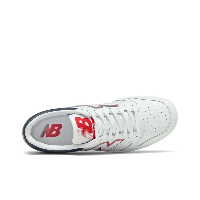 New Balance BB480 White Navy Red-2
