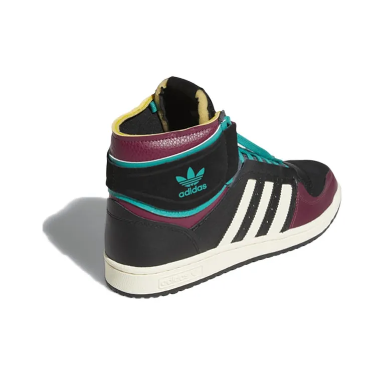 adidas originals Top Ten Black Burgundy-3
