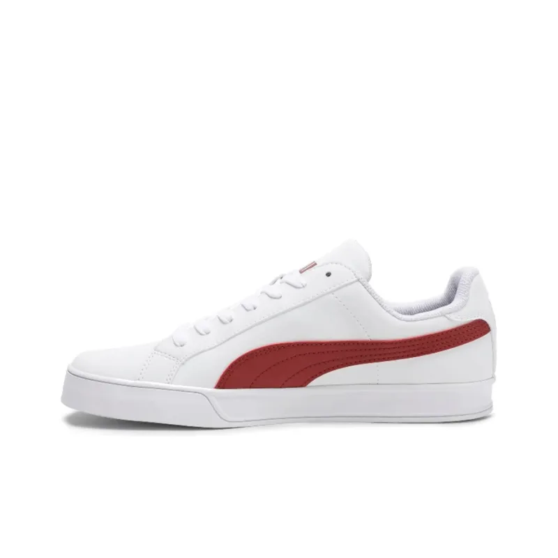 PUMA Smash Vulc White/Red-1