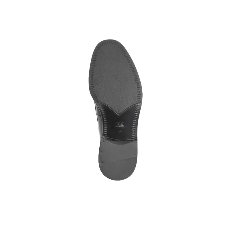 ZARA Loafers Men Black-3