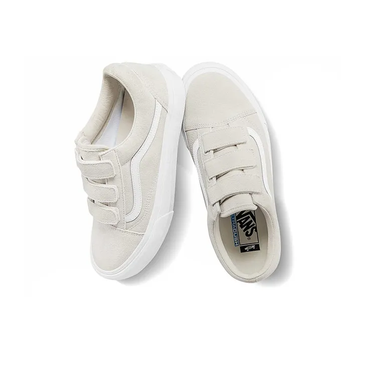 Old Skool Vans V Vlt Lx 'Eco Suede True White'-3