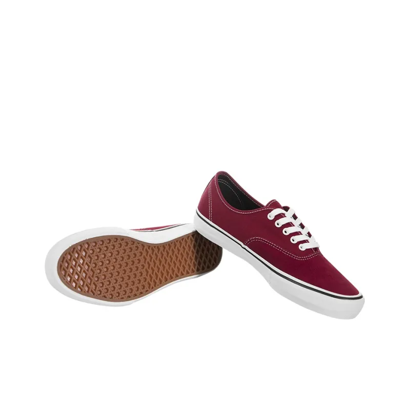 Vans Authentic Pro Casual Skateboarding Shoes Unisex Red Wine-3
