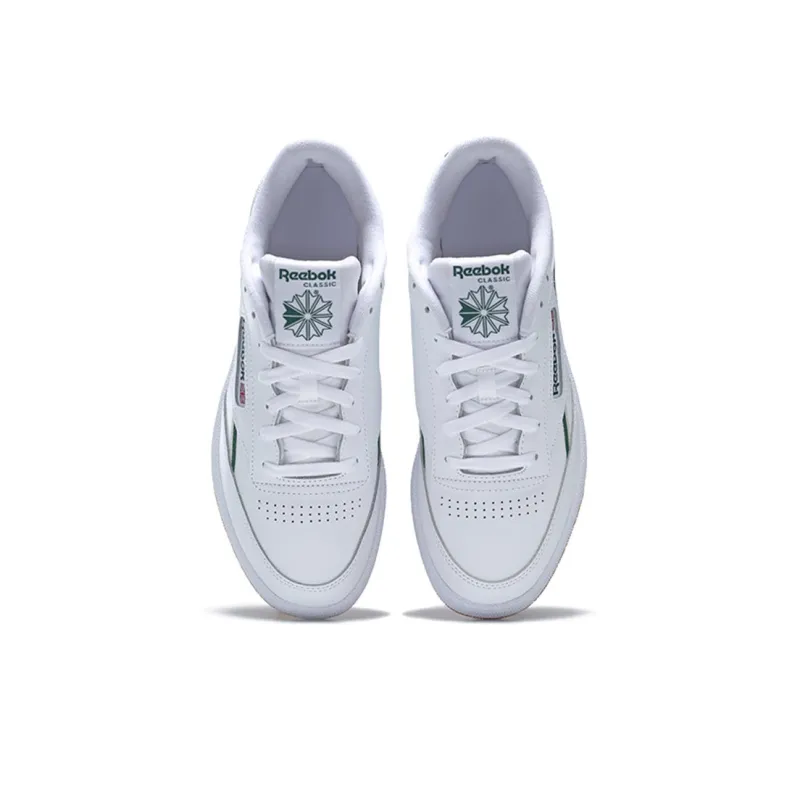 Reebok Club C 85 White Green Skate Shoes Unisex 'White Green'-3