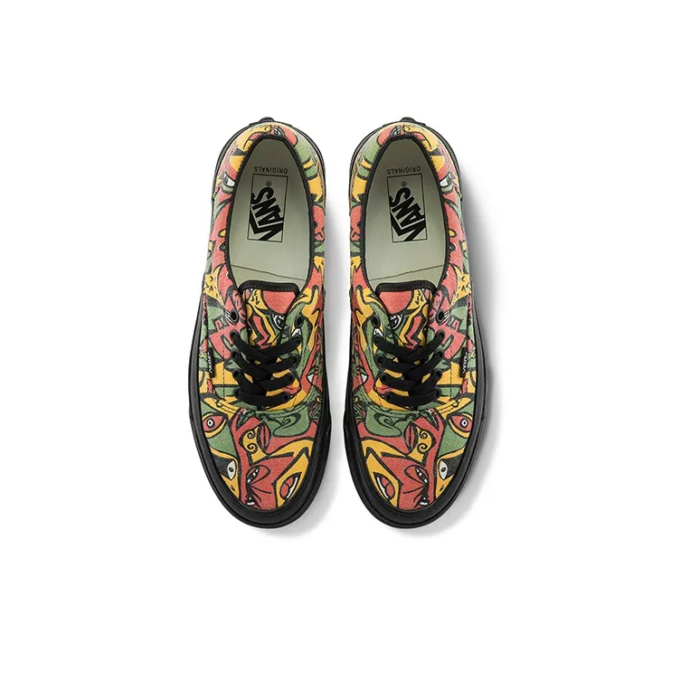 Vans Og Era Lx Graffiti Yellow Red Green-2