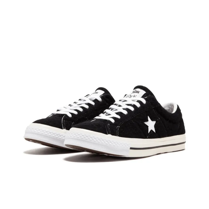 Converse One Star Patta X Deviation Black-1