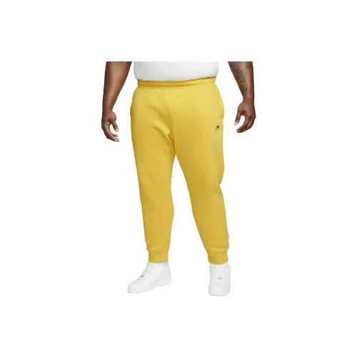 Nike Knitted Sweatpants Men Yellow