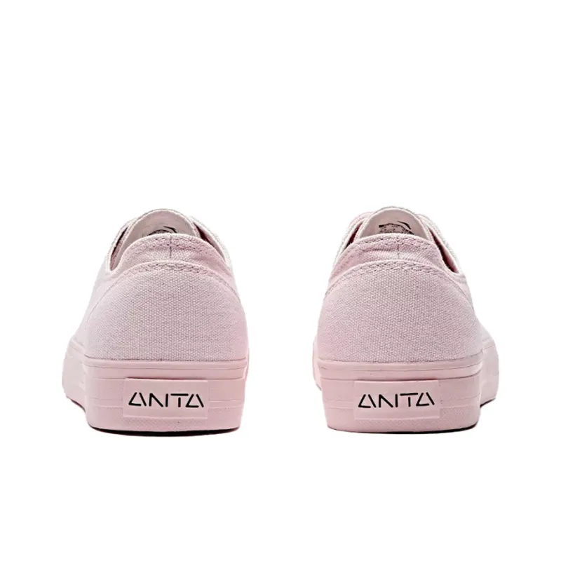 Anta Slip Resistant, Abrasion Resistant, Lightweight Low Top Skateboard Shoes Women's Pink-3