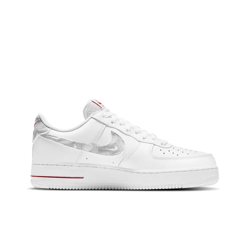 Nike Air Force 1 Low Topography Pack White University Red-1