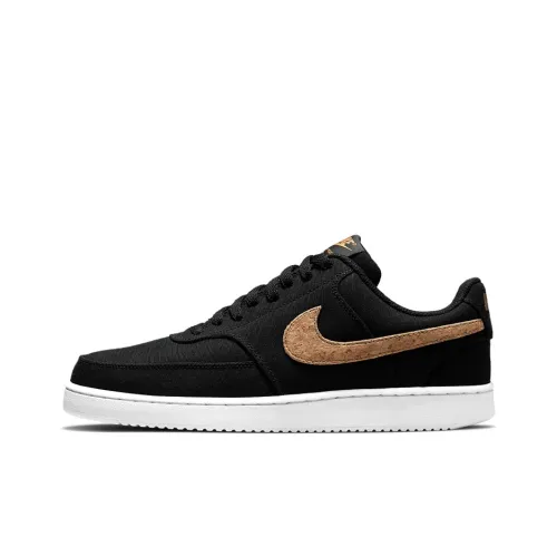 Nike Court Vision Low Skateboard Shoes Men Low-Top Black/Brown