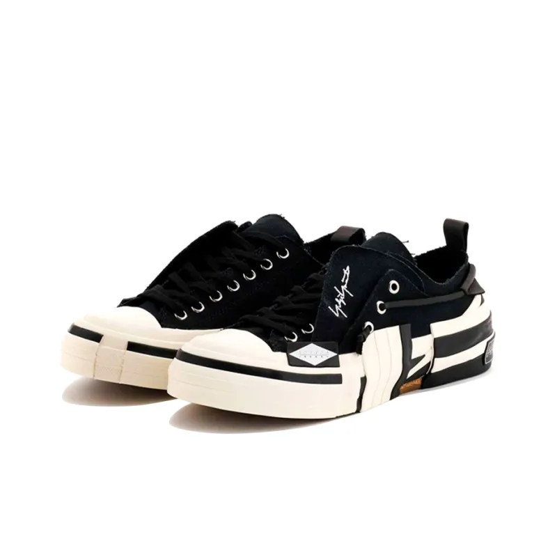 Yohji Yamamoto x VESSEL Yohji Yamamoto Low Top Skateboard Shoes Unisex Black-1