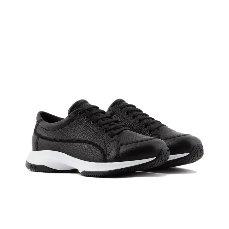AMANI Low Top Casual Shoes Men's Black-1