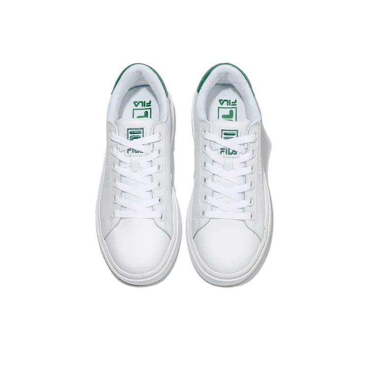 FILA Court Plumpy Low Top Shoes White/Green-2
