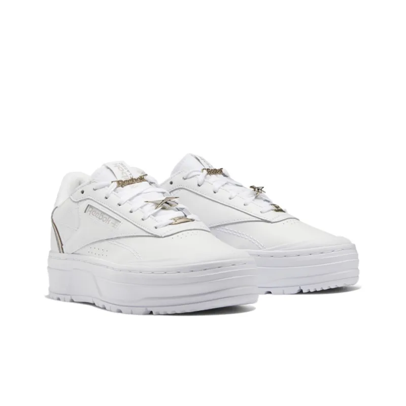 Reebok Women's Club C Double Geo 'White Moonstone' Women's-2